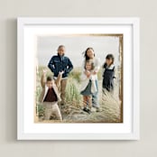 "Rustic Edges" - Foil Framed Photo in Gold by cambria - Framed