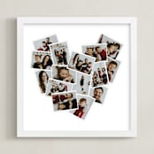 "Heart Snapshot Mini: Framed Photo" - Framed Photo in White by Minted - Framed