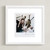 "Classic Snap: Square Framed Photo" - Framed Photo in Quartz by Minted - Framed