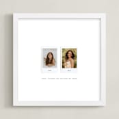 "Two Photo: Square Framed Photo" - Framed Photo in White by Olivia Kanaley Inman - Framed