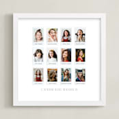 "Twelve Photo: Square Framed Photo" - Framed Photo in Paper by Olivia Kanaley Inman - Framed
