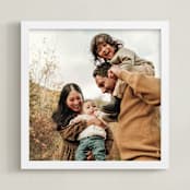 "The Big Picture: Father's Day Framed Photo" - Framed Photo in White by Minted - Framed