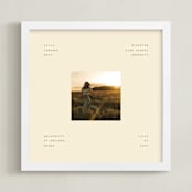"Modern Square: Square Framed Photo" - Framed Photo in Cream by Ellen Schlegelmilch - Framed