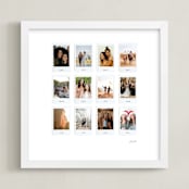 "Instant Gallery" - Framed Photo in White by Olivia Kanaley Inman - Framed