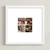 "Photo Strip: Square Framed Photo" - Framed Photo in White by Minted - Framed