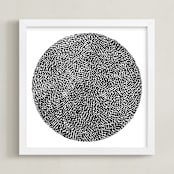 "Rice" - Art Print in Black by Bryn Wears-Fitipaldi - Framed
