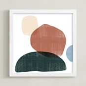 "offset" - Art Print in White by Lindsay Stetson Thompson - Framed
