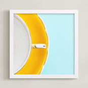 "A Necessary Luxury" - Art Print in Sunshine by Sheila Corcoran - Framed