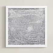"Dance" - Art Print in Smoke by Kerry Doyle - Framed