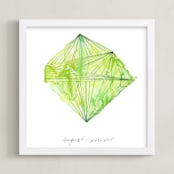 "August - Peridot" - Art Print in Peridot by Naomi Ernest - Framed