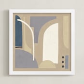 "Collage Two" - Art Print in Original by Jessie Burch - Framed