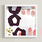 "rhythm" - Art Print in Ink by Kelly Ventura - Framed