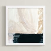 "form" - Art Print in nude by Lauren Packard - Framed