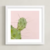 "Succulent No1" - Art Print in Color by Jessica C Nugent - Framed