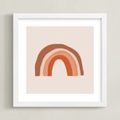"After the Rain" - Art Print in Desert Rose by Alicia Schultz - Framed