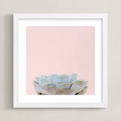 "Succulent No2" - Art Print in Color by Jessica C Nugent - Framed