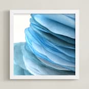 "Sky Pebble 31" - Art Print in Sky and Sea by Jenny Phillips - Framed