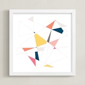 "Fractured" - Art Print in Bright by Andi Pahl - Framed