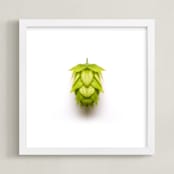 "India Pale" - Art Print in Bright Green by Owl and Toad - Framed