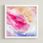 "Conch" - Art Print in conch shell by Jenny Partrite - Framed