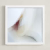 "modern magnolia" - Art Print in maroon by Sarah Luna - Framed