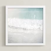 "Escapade" - Art Print in Ocean Blue by Alicia Youngken - Framed