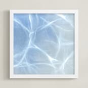 "Drift." - Art Print in Blue by Laura Browning - Framed
