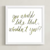 "Sassy" - Art Print in Ink by Katie Craig - Framed