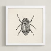 "A bug" - Art Print in Original by iamtanya - Framed