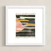 "tapestry 1" - Art Print in coal by Kate Capone - Framed