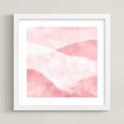 "Vail Clouds " - Art Print in Mountain Sunset by Melissa Agular - Framed