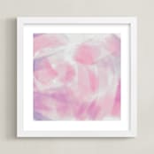"Whimsy Sugar Plums" - Art Print in Vibrant Primrose by Melissa Agular - Framed