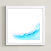 "Dream Wave" - Art Print in Dreamy sky by Melissa Agular - Framed