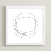 "Astro Line" - Art Print in Midnight by Lehan Veenker - Framed