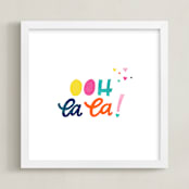 "Ooh La La!" - Art Print in Multi by Ashley DeMeyere - Framed