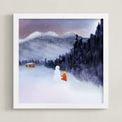 "Seasons Magic" - Art Print in Dusk by Shannon - Framed