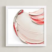 "In The Sunlight, She Danced" - Art Print in Blush Pink by Sarah Lund - Framed