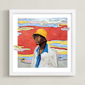 "Die Empty" - Art Print in POWDERED PETALS by Curtis Newkirk - Framed