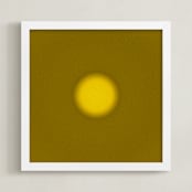 "Sun in the dust. Variations 33" - Art Print in Golden Sun by Arash Fattahi Acosta - Framed