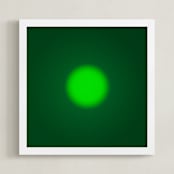 "Sun in the dust. Variations 32" - Art Print in Chroma Green by Arash Fattahi Acosta - Framed