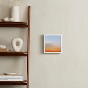 "Brooklyn Sky" - Art Print in Tangerine by Nature Inspired - In a Room