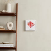 "July - Ruby" - Art Print in Ruby by Naomi Ernest - In a Room
