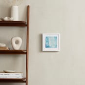 "Currents" - Art Print in azur  by Kerry Doyle - In a Room