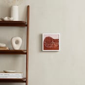 "rusted dream" - Art Print in rusted red by tina johnson - In a Room