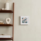 "Chasing Shadows" - Art Print in Arctic Blue by Cindy Gillett - In a Room