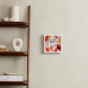 "Pucker Up" - Art Print in Bright Red by Holly Royval - In a Room