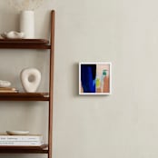 "The Mountains Before Us" - Art Print in Mountain Peach by Mande Calhoun - In a Room