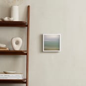 "Twisted Horizon" - Art Print in Seafoam by amanda cunningham - In a Room