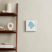 "March - Aquamarine" - Art Print in Aquamarine by Naomi Ernest - In a Room