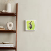 "Wild Rabbit" - Art Print in Pear by Betty Hatchett - In a Room